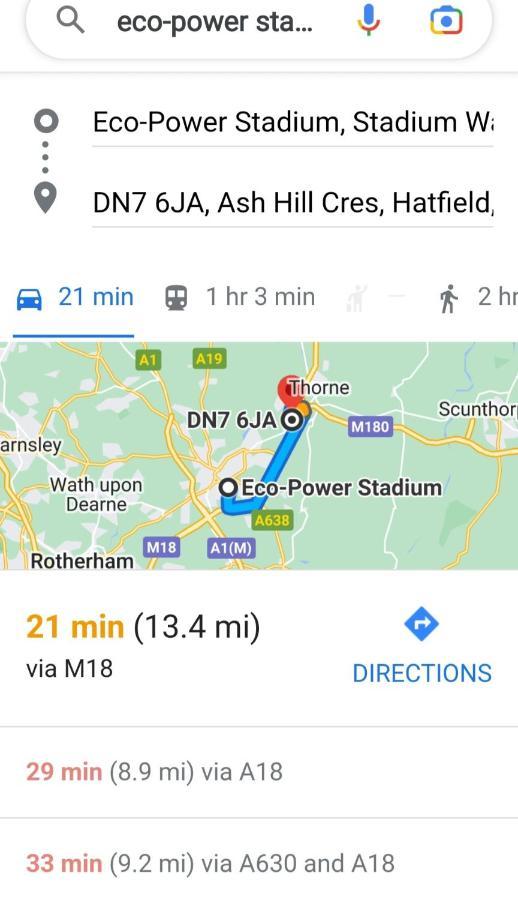 Hilltop Place Suites Near Doncaster Racecourse Eksteriør bilde